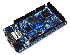 EtherMega (100% Arduino Mega 2560 compatible with onboard Ethernet)